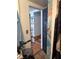 Hallway with a decorated door at 2429 S Elm Ave, Sanford, FL 32771