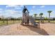 Community playground offers fun features with a slide, climbing apparatus and view of neighborhood at 9752 Petition Way, Orlando, FL 32832