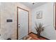 Inviting entryway with a front door, wood floors, and decorative accents, giving a warm welcome at 1134 Glenwood Rd, Deland, FL 32720