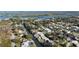 Panoramic aerial view of the community with access to both the Indian River and the Atlantic Ocean at 124 Godfrey Rd, Edgewater, FL 32141