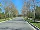 A quiet, tree-lined street is seen with sidewalks and manicured lawns at 14214 Shocklach Dr, Winter Garden, FL 34787