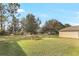 Spacious backyard with lush green lawn and mature trees providing ample shade at 154 Desiree Aurora St, Winter Garden, FL 34787