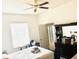 Bedroom with a ceiling fan and a dresser, and a bed at 2049 Crosscreek Ct, Oviedo, FL 32766