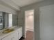 Clean bathroom featuring updated fixtures and a tub and shower combo at 38 Emerald Ct, Ocala, FL 34472