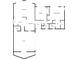 Detailed floor plan showing layout of living spaces, bedrooms, kitchen, garage, and bathrooms at 38 Emerald Ct, Ocala, FL 34472