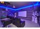 Entertainment room featuring a movie screen with Star Wars storm trooper decor at 3811 Lana Ave, Davenport, FL 33897