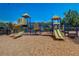 Community playground featuring slides, climbing structures, and swings, perfect for outdoor fun and recreation at 3995 Sw 57Th Ct, Ocala, FL 34474