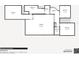 Floor plan featuring five bedrooms, two bathrooms, and two hallways providing a comprehensive layout of the residence at 4374 Rhyme St, Kissimmee, FL 34746