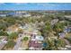 Overhead view showing a home's pool and backyard, situated in a mature, tree-filled neighborhood at 5619 Pinerock Rd, Orlando, FL 32810