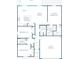 Detailed floor plan showcasing the layout of the home, including bedrooms, bathrooms, and living spaces at 113 Carlisle Ct, Kissimmee, FL 34758