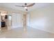 Bright bedroom with ensuite bathroom, ceiling fan and closet at 1361 Hobson St, Longwood, FL 32750