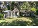 Charming cabins nestled amidst a grove of trees, offering a peaceful retreat at 1780 Old Mission Rd, Edgewater, FL 32132