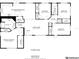 Detailed floor plan of a home, illustrating the layout of rooms and closet spaces at 2130 Pope Ave, South Daytona, FL 32119