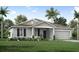 Charming single-story home with a well-manicured lawn and an attached two-car garage at 2293 Pecos Ct, Kissimmee, FL 34759