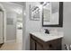 Bathroom vanity with modern faucet and lighting at 3151 Britannia Blvd # A, Kissimmee, FL 34747