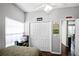 Cozy bedroom with natural light, featuring a double door closet at 53 High Vista Dr, Davenport, FL 33837