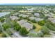 Overhead view of the condominium complex showing the buildings and surrounding community at 114 Vista Verdi Cir # 328, Lake Mary, FL 32746