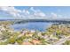 Aerial view showing location in desirable neighborhood near lake at 135 James Pl, Maitland, FL 32751