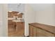 Gourmet kitchen featuring custom cabinetry, granite countertops, and stainless steel appliances at 135 James Pl, Maitland, FL 32751