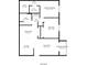 Detailed floorplan showcasing the layout of a 1,053 sq ft house, including kitchen, living room, bedrooms, and bathrooms at 165 N Pearl Lake Cswy # 202, Altamonte Springs, FL 32714