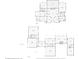 Detailed floor plan showcasing the layout of the house with labeled rooms and dimensions on two floors at 17201 Magnolia Island Blvd, Clermont, FL 34711