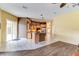 Spacious kitchen with stainless steel refrigerator, microwave, and plenty of cabinet space at 2439 Teton Stone Run, Orlando, FL 32828