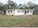 Charming single-story home with a well-maintained lawn, featuring a bright blue front door at 420 W Crystal Dr, Sanford, FL 32773