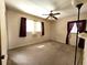 Spacious bedroom with large windows and neutral carpeting, ready for personalization at 420 W Crystal Dr, Sanford, FL 32773