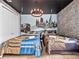 The themed bedroom has two beds, a cool mural, floating candles and unique decor at 431 Novi Path, Kissimmee, FL 34747