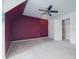 The bedroom includes a ceiling fan and large closet at 6801 County Rd 665, Bushnell, FL 33513