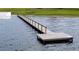 Wooden dock extending into the water, providing direct access and a peaceful lakeside experience at 9130 Laws Rd, Clermont, FL 34714