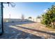 Large backyard features a custom brick patio, fire pit, mature tree, and basketball hoop at 9228 Halsey Dr, Groveland, FL 34736
