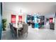 Open dining area adjacent to the modern kitchen offers ample space for Gathering gatherings at 9228 Halsey Dr, Groveland, FL 34736