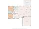 Detailed floor plan showcasing layout, including Primary bedroom, living room, kitchen, garage, and outdoor spaces at 9236 Baton Rouge Dr, Orlando, FL 32818