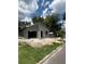 This in-progress home shows the garage door and front door and the beginning stages of this house at 1017 Randall St, Orlando, FL 32805