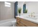 Renovated bathroom featuring new vanity with white countertop and under-mount sink at 137 Stevens Ave, Chuluota, FL 32766