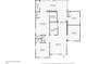 A detailed floor plan for the first level showcasing the layout of rooms and dimensions at 1410 Osceola Ct, Orlando, FL 32806