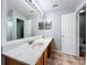 Bathroom features double sinks, updated fixtures, and ample countertop space at 15323 Torpoint Rd, Winter Garden, FL 34787