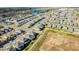 The aerial view captures the design of the neighborhood and the arrangement of homes in the community at 17846 Adrift Rd, Winter Garden, FL 34787