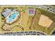 Community recreation area featuring a pool, playground, splashpad, basketball court, and baseball field at 17846 Adrift Rd, Winter Garden, FL 34787