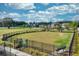 Spacious fenced dog park with lush green grass and convenient benches at 2157 Bay Line Rd, Oakland, FL 34787