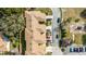 Birds-eye view showing the townhouse community and proximity to the community playground at 2344 Aloha Bay Ct, Ocoee, FL 34761