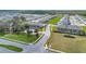 Aerial view of a community featuring houses and manicured landscaping at 3086 Fieldwood Cir, St Cloud, FL 34772