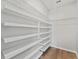 Walk-in closet with built-in shelving, providing ample storage space at 6745 Huntleigh Hammock Rd, Harmony, FL 34773