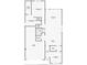 First-floor plan featuring the main bedroom, kitchen, Gathering room, dining, and garage with dimensions at 1440 Pro Shop Ct, Davenport, FL 33896
