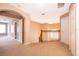 Second floor landing with carpet and railing overlooking the foyer below at 2753 Joseph Cir, Oviedo, FL 32765