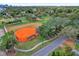 Overhead perspective of a beautiful park with a baseball field for recreational activities in the area at 2923 Cornell Ave, Orlando, FL 32804