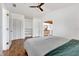 Spacious bedroom features hardwood floors, closet space and neutral paint at 2923 Cornell Ave, Orlando, FL 32804