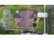 Overhead view of the house featuring the roof, landscaping, and neighborhood surroundings at 338 Silver Pine Dr, Lake Mary, FL 32746