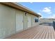 Spacious deck with view to the sky and doors to the inside of the home at 3569 Bellington Dr, Orlando, FL 32835